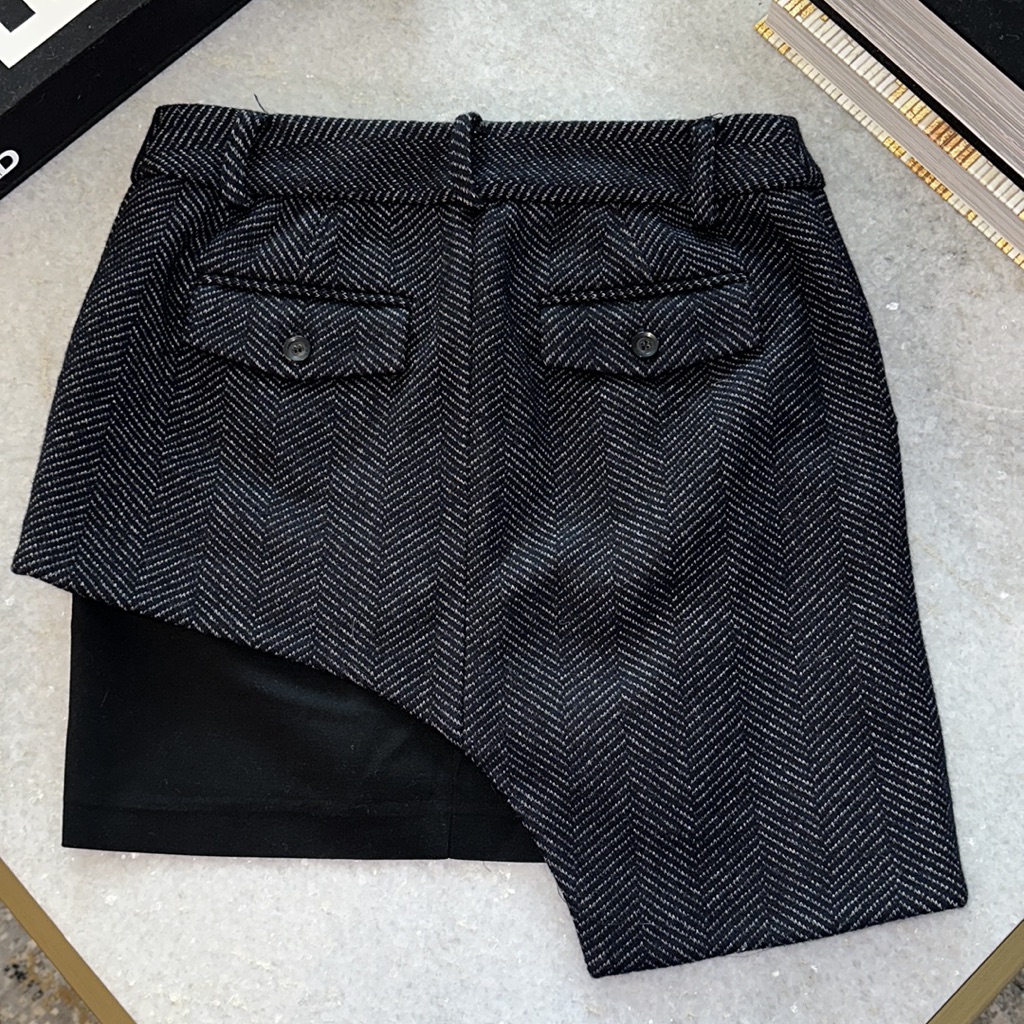 Nwot Marissa Webb Wool Asymmetrical Skirt Sz 0